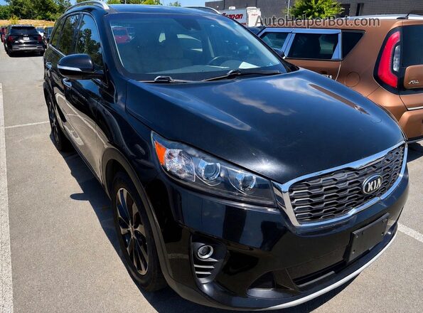 5XYPH4A50LG680876 2020 KIA SORENTO Black Trasero izquierdo