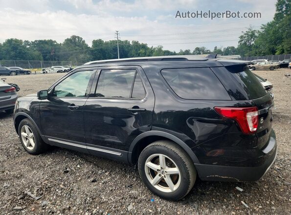 1FM5K8D87HGA52738 2017 FORD EXPLORER Black Задня права чверть