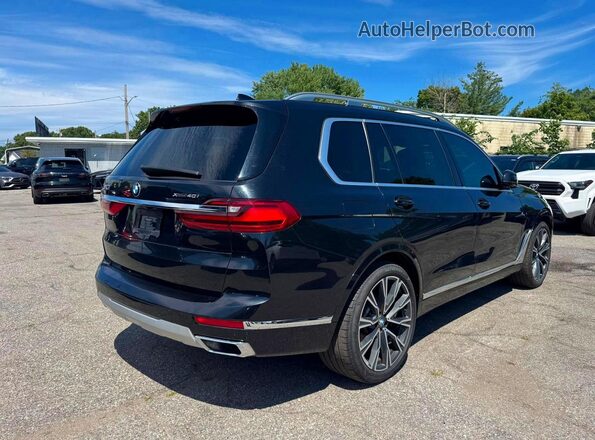 5UXCW2C02L9B52589 2020 BMW X7 Черный Передняя правая четверть
