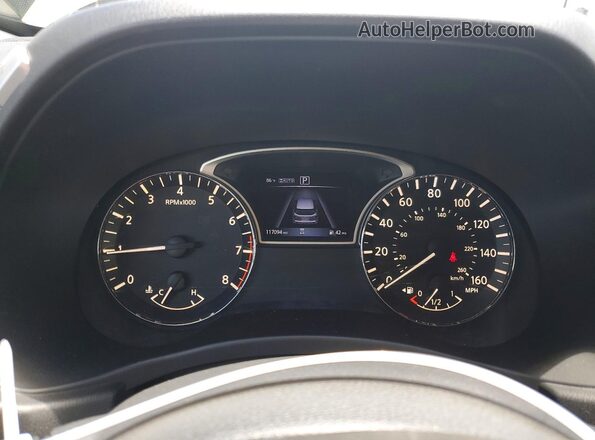 5N1DR2MM1JC617242 2018 NISSAN PATHFINDER White Սարքավորումների վահանակի տեսք