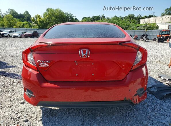 2HGFC2F71GH526761 2016 HONDA CIVIC Красный Вид салона спереди