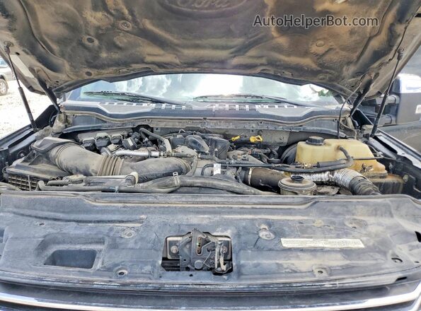 1FT8W3BT4HEF34613 2017 FORD F350 Black Engine compartment view