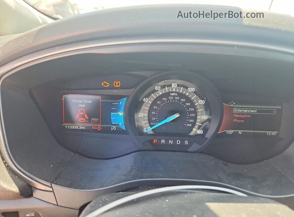 3FA6P0HD7JR176550 2018 FORD FUSION Gray Rear seats view