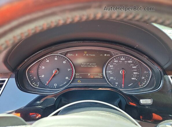 WAU34AFD7GN014621 2016 AUDI A8 Black Vista de los asientos traseros
