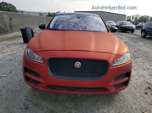 SADCS2FX2KA391757 2019 JAGUAR F-PACE Красный Вид сзади