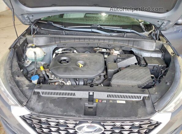 KM8J2CA46KU881456 2019 HYUNDAI TUCSON Gray Вид наклейки з VIN-кодом