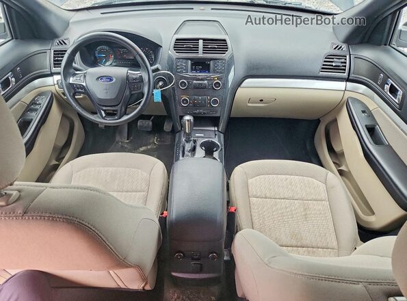 1FM5K8BH3JGC35353 2018 FORD EXPLORER Black Widok zestawu wskaźników