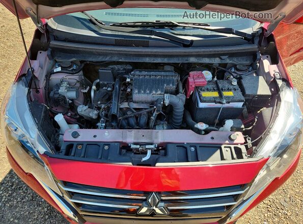 ML32AUHJ7RH027854 2024 MITSUBISHI MIRAGE Red Vista del compartimento del motor
