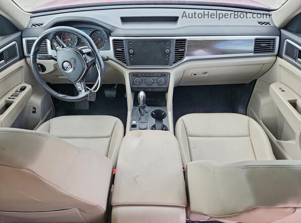 1V2LR2CA8JC510050 2018 VOLKSWAGEN ATLAS Red Vista del cuadro de instrumentos
