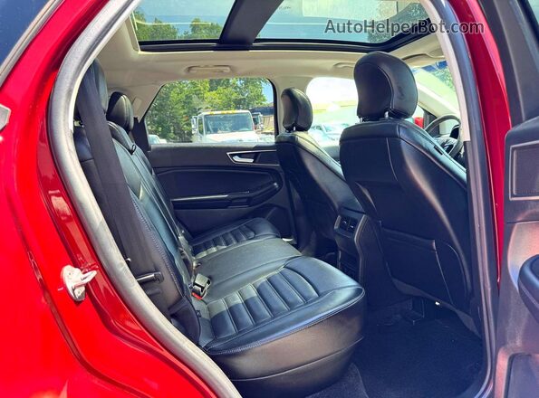 2FMPK4J9XGBB55656 2016 FORD EDGE Red Widok deski rozdzielczej