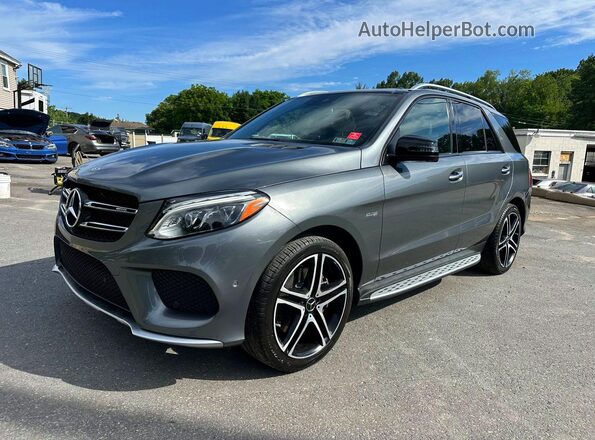 4JGDA6EBXJB049784 2018 MERCEDES-BENZ GLE-CLASS Gray Trasero izquierdo
