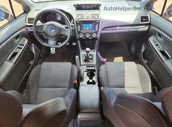 JF1VA1A64M9818317 2021 SUBARU WR-X Blue Widok zestawu wskaźników