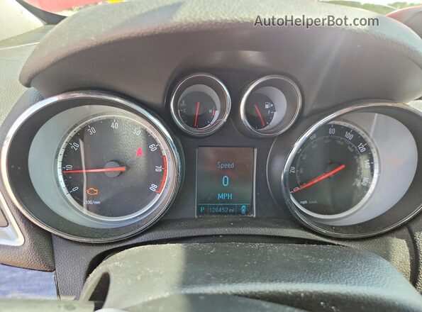 KL4CJASB8GB536606 2016 BUICK ENCORE Красный Вид задних сидений