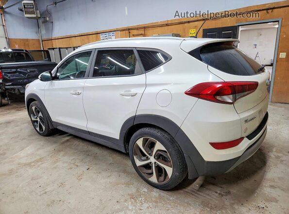 KM8J3CA22GU233597 2016 HYUNDAI TUCSON Белый Задняя правая четверть