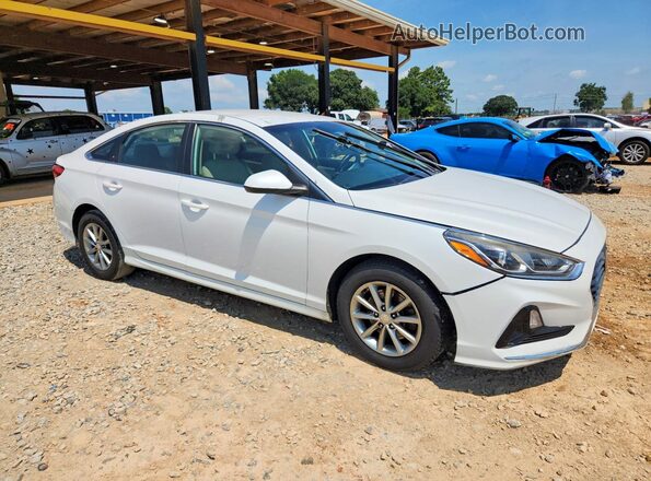 5NPE24AF8KH738774 2019 HYUNDAI SONATA White Front view