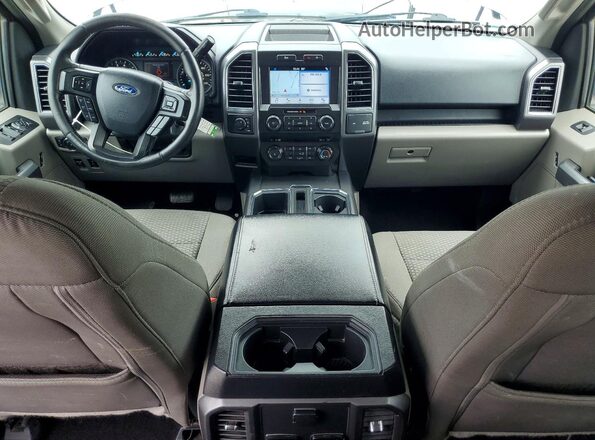 1FTEW1EP7KFA57120 2019 FORD F150 Gray Սարքավորումների վահանակի տեսք