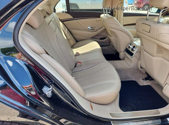 WDDUG8GB2JA402610 2018 MERCEDES-BENZ S Black Widok wnętrza z tyłu