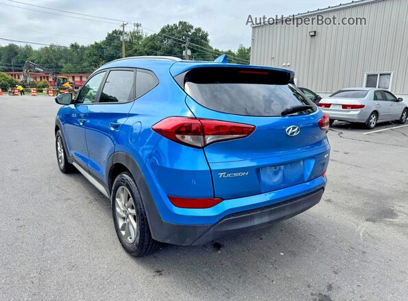 KM8J3CA4XJU622030 2018 HYUNDAI TUCSON Blue Задня права чверть