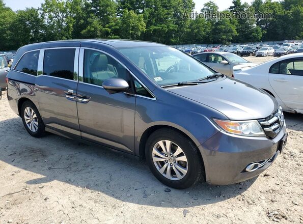 5FNRL5H64GB125339 2016 HONDA ODYSSEY Gray Դիմացի տեսք