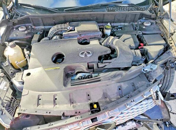 3PCAJ5M36LF111872 2020 INFINITI QX50 Black Vista de la etiqueta del VIN