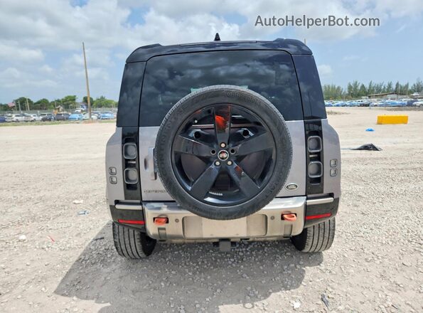 SALEX6RU2M2054333 2021 LAND ROVER DEFENDER Gray Widok wnętrza z przodu