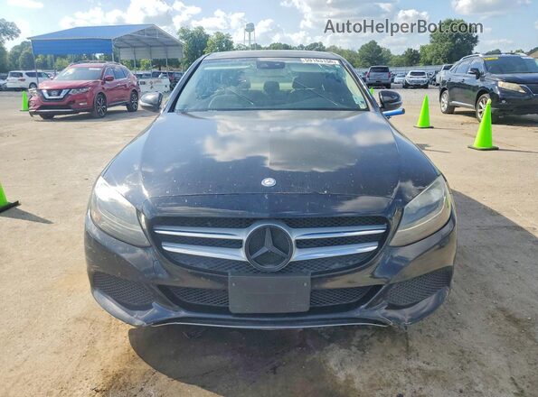 WDDWF4JB0GR151965 2016 MERCEDES-BENZ C Черный Вид сзади