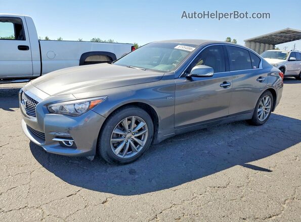 JN1CV7AP7GM201905 2016 INFINITI Q50 Charcoal Задня ліва чверть