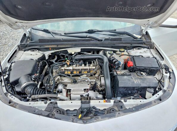 1G1ZD5ST4LF078288 2020 CHEVROLET MALIBU White ძრავის განყოფილების ხედი