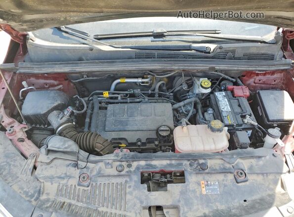 KL7CJLSB2MB318008 2021 CHEVROLET TRAX Red ძრავის განყოფილების ხედი
