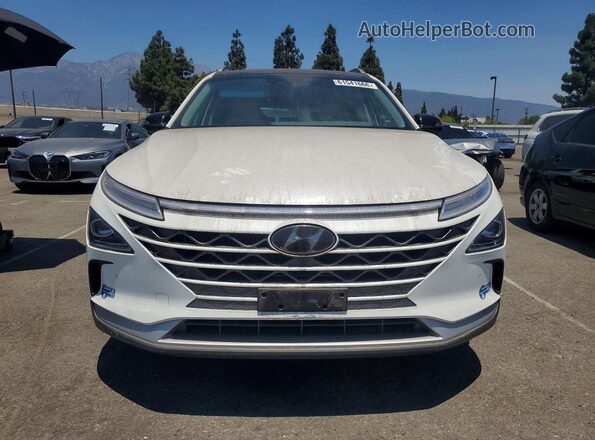 KM8J84A66MU013515 2021 HYUNDAI NEXO White Հետևի տեսք