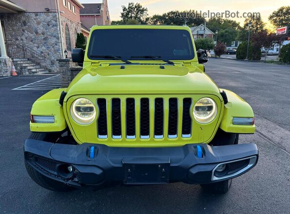 1C4JJXP63NW275287 2022 JEEP WRANGLER Желтый Вид сзади