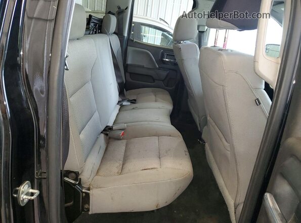 1GCVKPEC5JZ222106 2018 CHEVROLET SILVERADO Black Rear interior view
