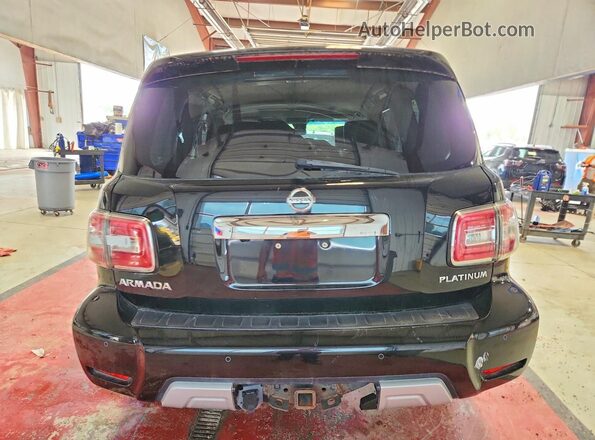 JN8AY2NC1H9511580 2017 NISSAN ARMADA Black Rear view