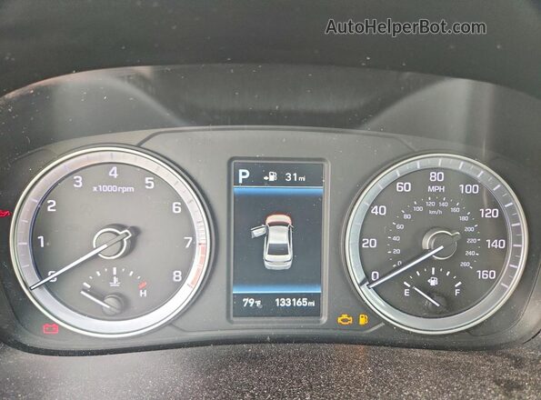 5NPE34AF6JH728112 2018 HYUNDAI SONATA White Հետևի նստատեղերի տեսք