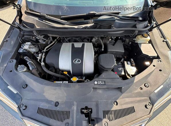 2T2BZMCAXGC049275 2016 LEXUS RX 350 Черный Вид салона спереди