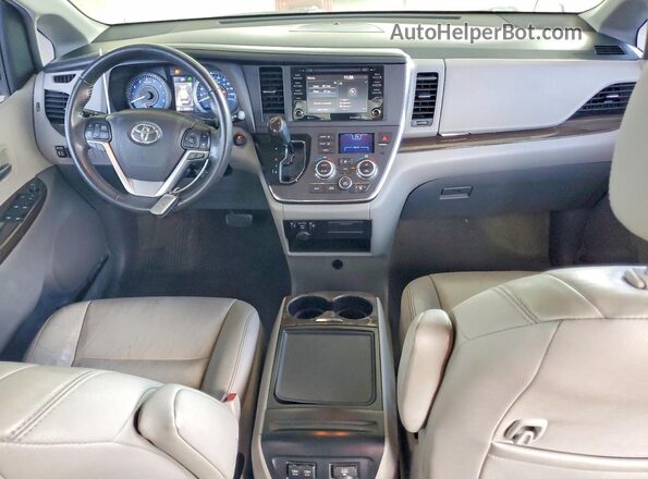 5TDYZ3DC2JS905000 2018 TOYOTA SIENNA Gray Вид щитка приладів