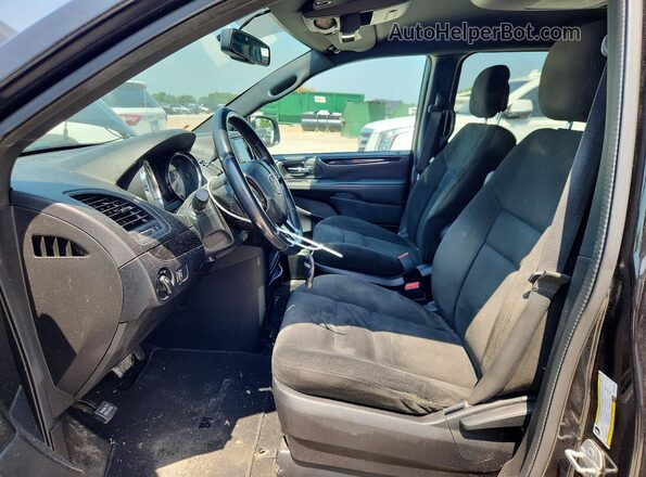 2C4RDGBG1GR220262 2016 DODGE GRAND Black Dashboard view