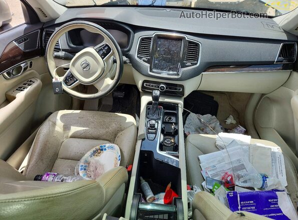YV4A22PK0G1038685 2016 VOLVO XC90 Gold Вид щитка приладів
