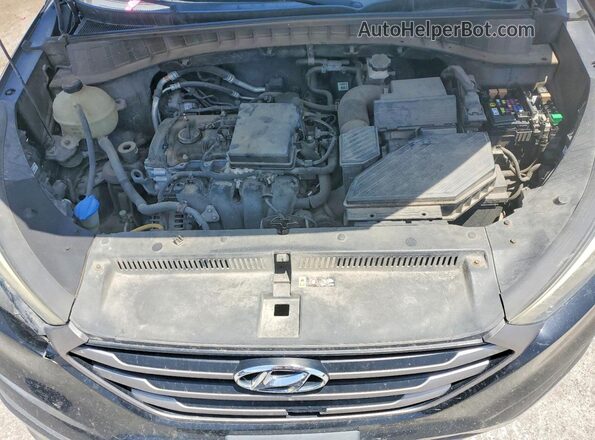 KM8J33A41GU074928 2016 HYUNDAI TUCSON Black Շարժիչի բաժամունքի տեսք