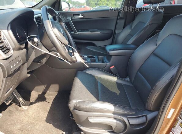 KNDP63ACXL7769690 2020 KIA SPORTAGE Коричневый Вид панели приборов