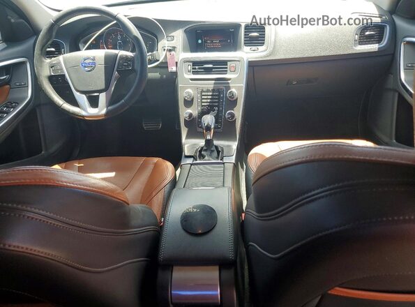 LYV402FK0GB109805 2016 VOLVO S60 Black Widok zestawu wskaźników