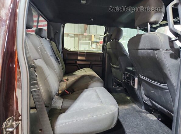 1FTEW1EG7JKD52224 2018 FORD F150 Maroon Вид задньої частини салону