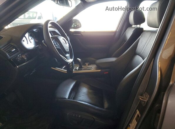 5UXWZ7C59G0R32030 2016 BMW X3 Gray წინა პანელის ხედი