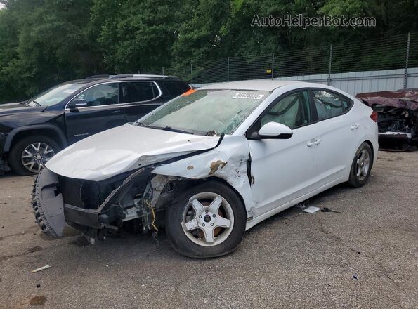 5NPD74LFXHH200922 2017 HYUNDAI ELANTRA Белый Задняя левая четверть