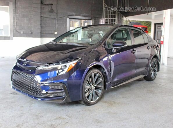 5YFT4MCEXSP243307 2025 TOYOTA COROLLA Blue Tył prawy