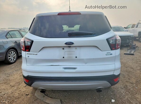 1FMCU9GD8HUE10186 2017 FORD ESCAPE White Widok wnętrza z przodu