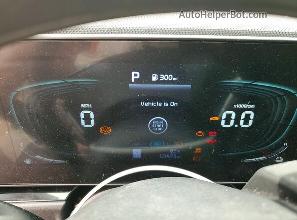 KNDCR3LE1P5044324 2023 KIA NIRO Белый Вид задних сидений