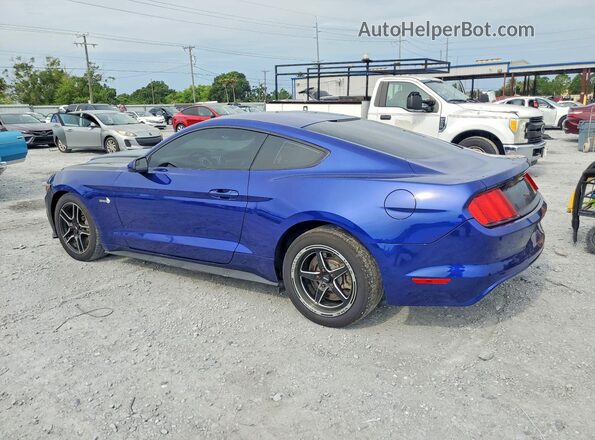 1FA6P8CF2G5321805 2016 FORD MUSTANG Blue Задня права чверть