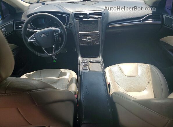 3FA6P0RU4JR247301 2018 FORD FUSION Blue ხელსაწყოთა პანელის ხედი