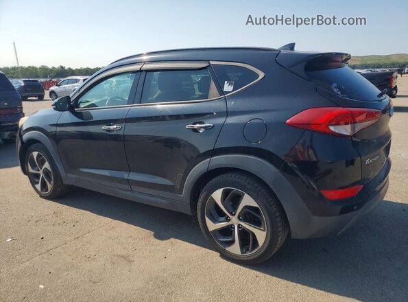 KM8J3CA27GU134256 2016 HYUNDAI TUCSON Black Trasero derecho
